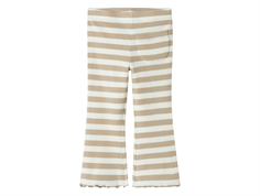 Name It pure cashmere/cloud dancer striped bootcut pants